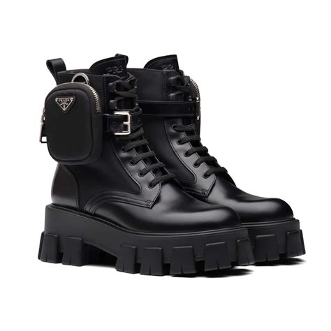 prada lammfellstiefel|Prada Boots for Women .